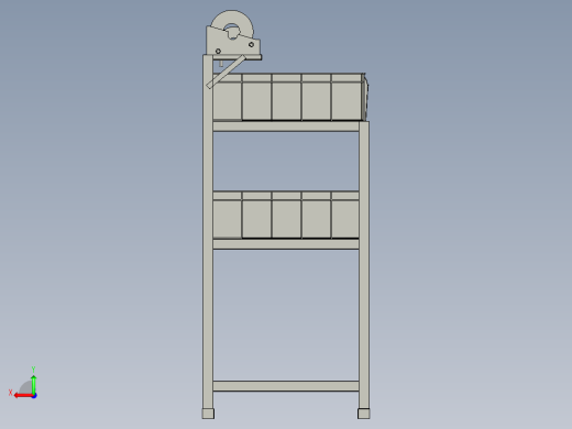 探伤室工作台后视缩略图