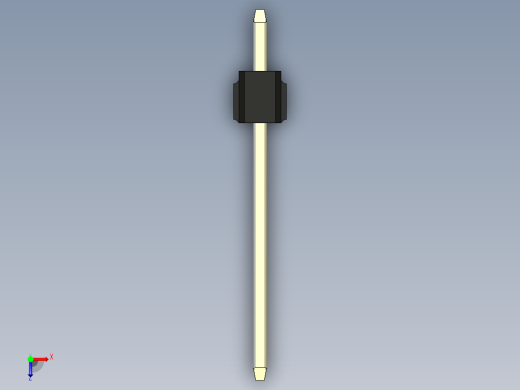 彩色公头100mil（2.54mm）系列-DS1021_black_1x01p_100mil_Type5_rev1.0俯视缩略图