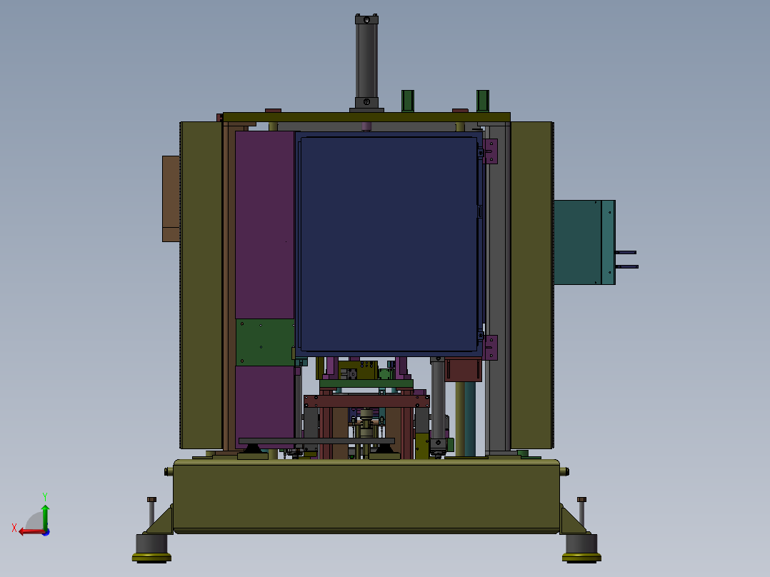 大型定子组装机(STEP)后视图