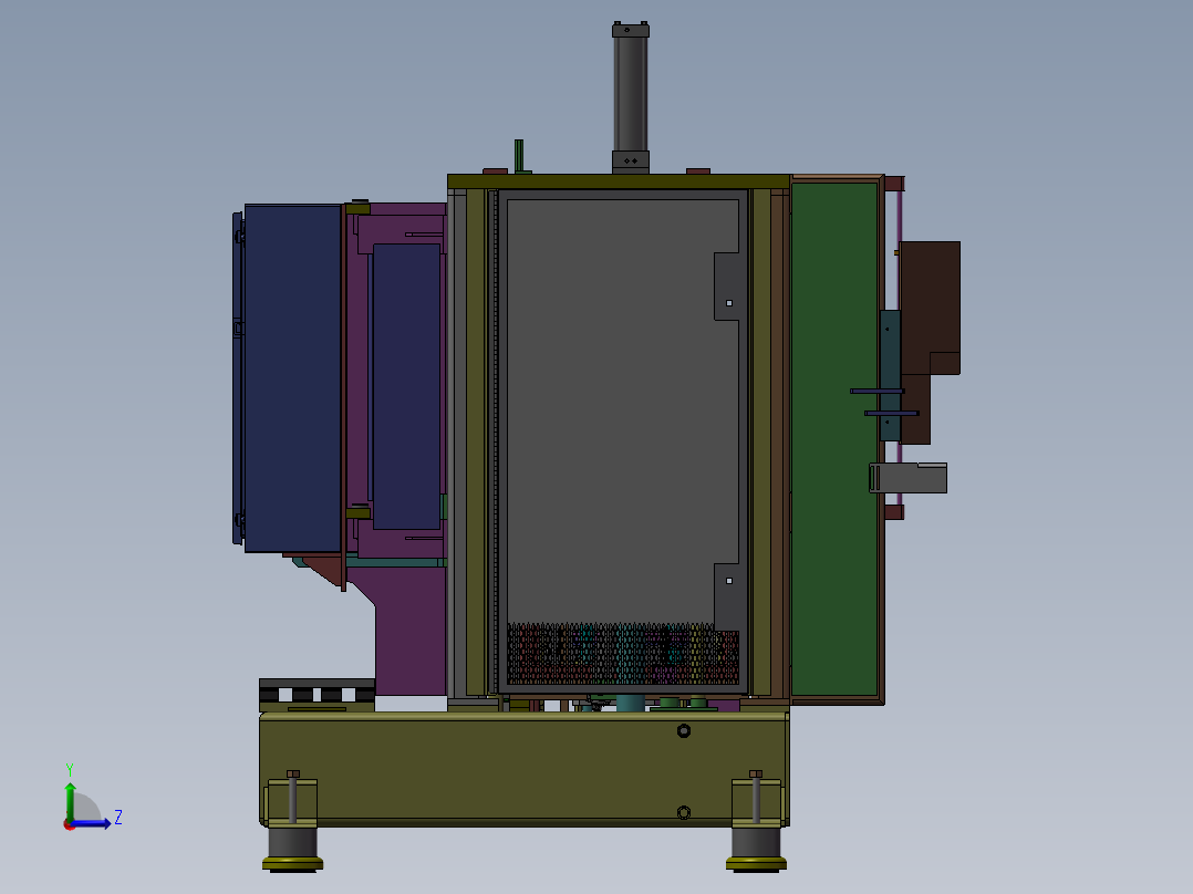 大型定子组装机(STEP)左视图