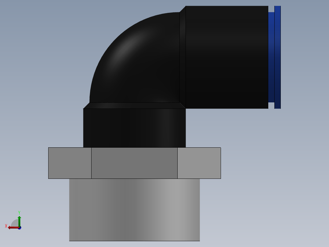 Ø10 x 1-2G COTOVELO 90° MACHO GIRAT. (C02471048)后视图
