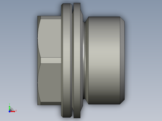 软管与硬管连接用工业通用接头0220_17_00前视缩略图