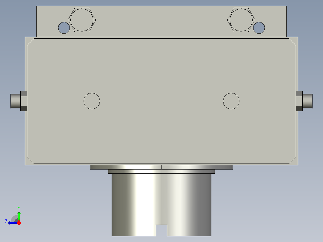 旋转气爪PRC80H-90右视图