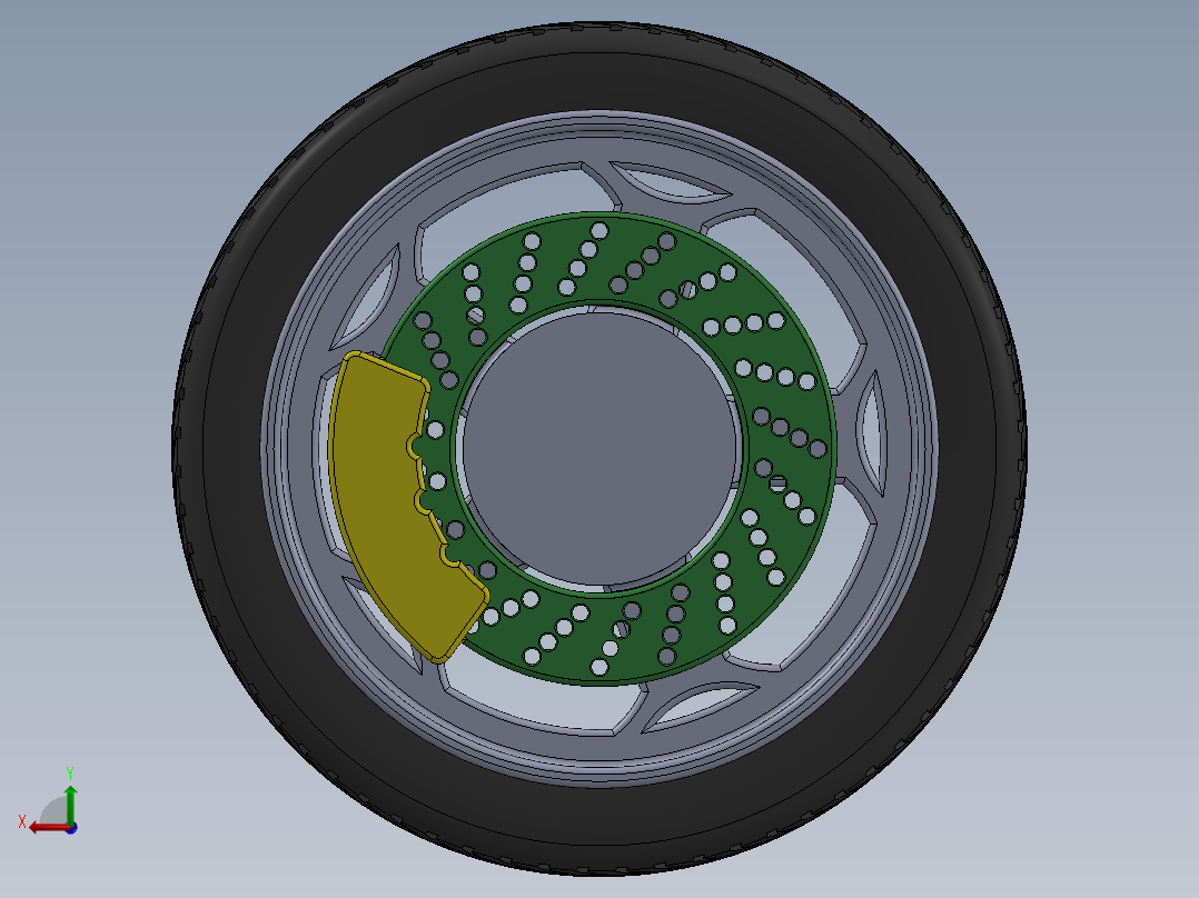 制动器 (37)后视图