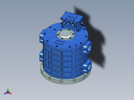 电动汽车水冷永磁同步电机