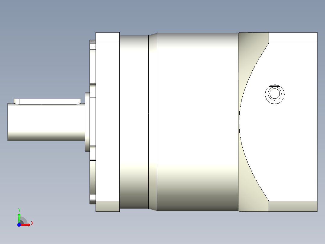 直齿PLF120-L1-LC 19-95-115-M8.stp前视图