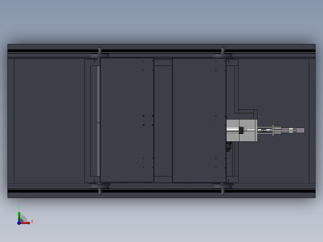 微型土槽试验台SW(2)前视图