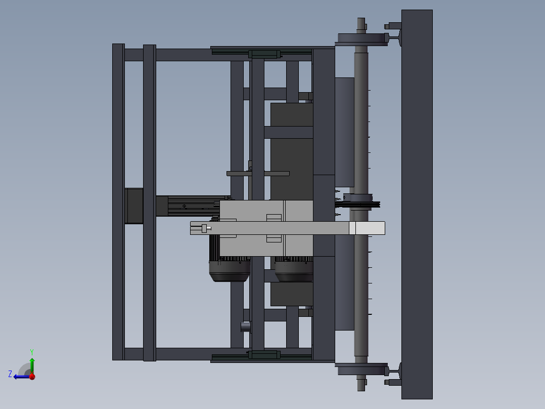 微型土槽试验台SW(2)右视图