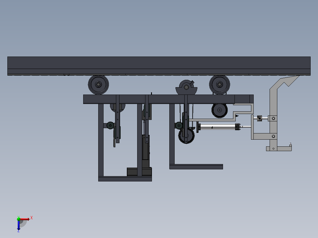微型土槽试验台SW(2)俯视图