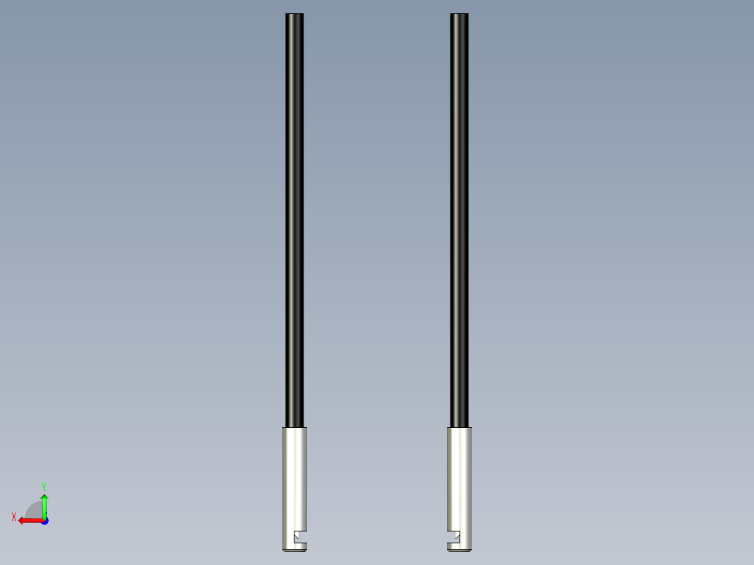 侧视光纤_对射型FT-F315后视图