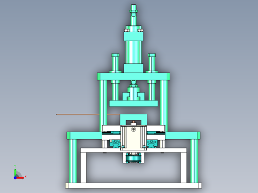 动双工位交叉互转机构前视缩略图