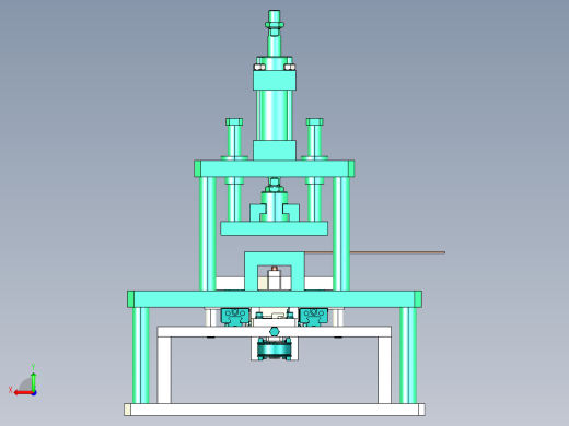 动双工位交叉互转机构后视缩略图