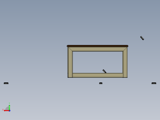 带扶手的躺椅后视缩略图