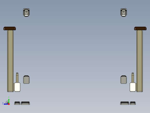 带扶手的躺椅右视缩略图