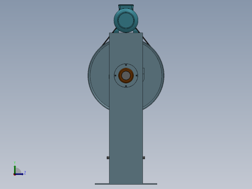 压力机左视缩略图