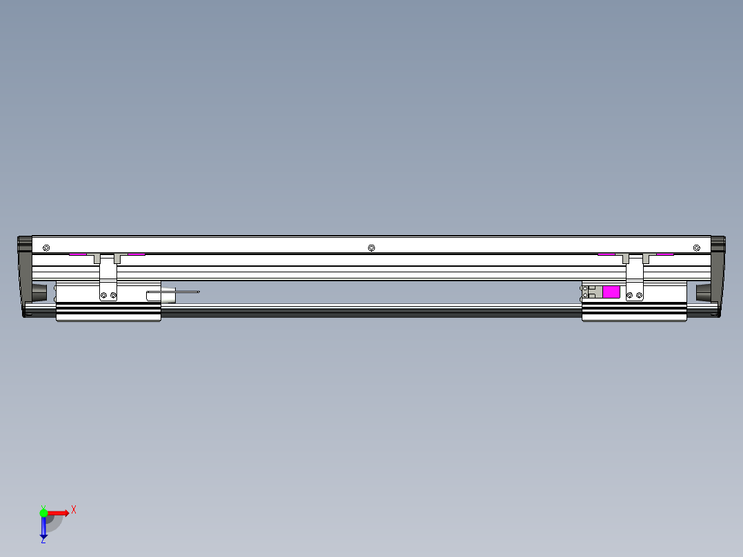 威洛博VL系列3d模型模组2VL17E1Y-S400俯视图