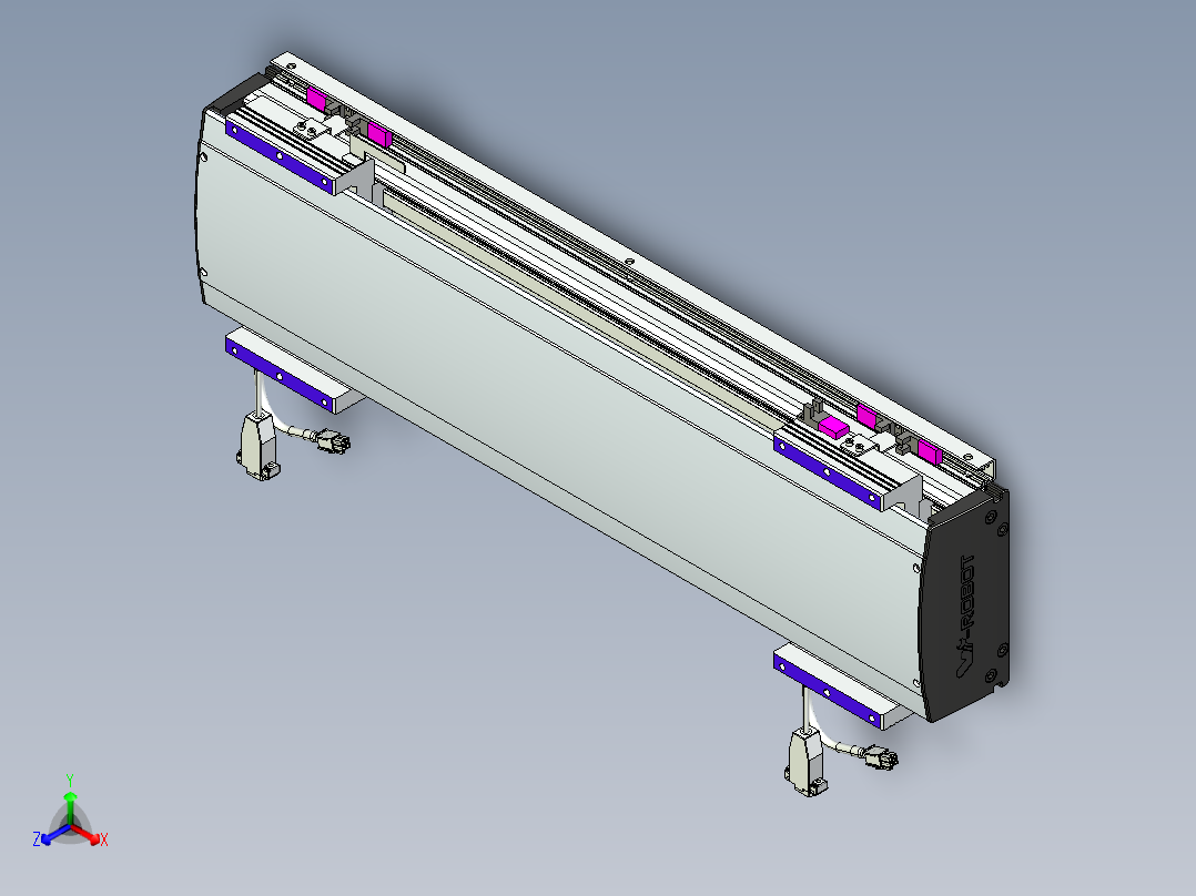 威洛博VL系列3d模型模组2VL17E1Y-S400正等轴测图