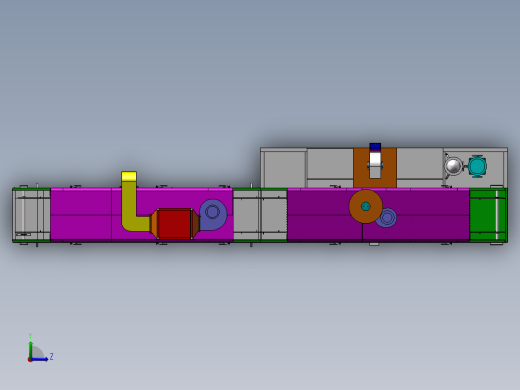 压铸件清洗机左视缩略图