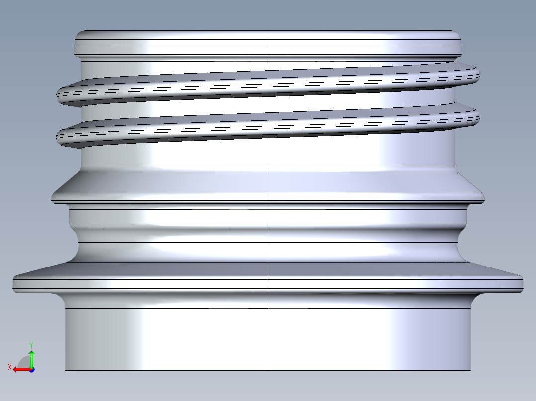 PCO281881宠物颈瓶完成后视图