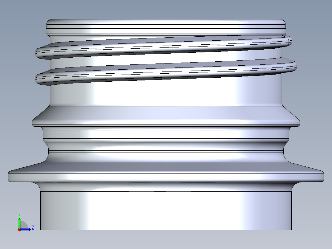 PCO281881宠物颈瓶完成左视图