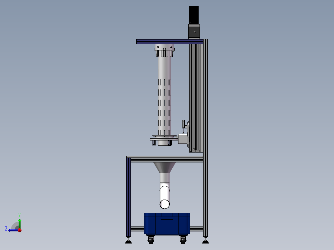 筛管除缝隙颗粒设备sw18右视图