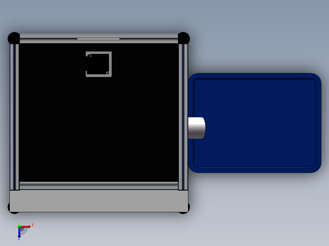 筛管除缝隙颗粒设备sw18俯视图