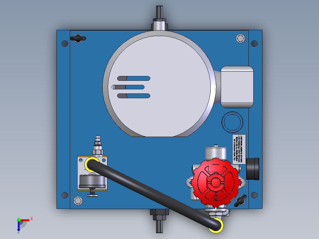 Continental Hydraulics-1003883液压元件俯视图