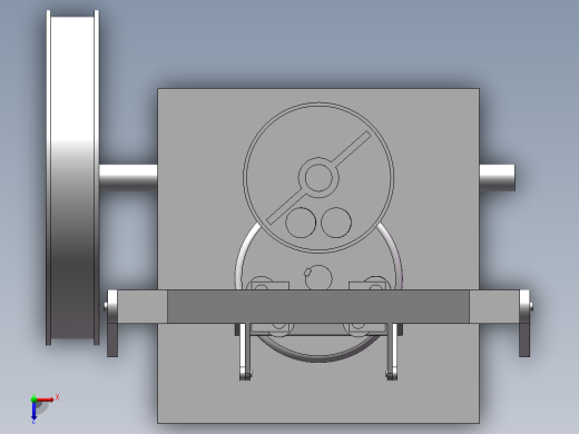 蜂窝煤成型机俯视缩略图