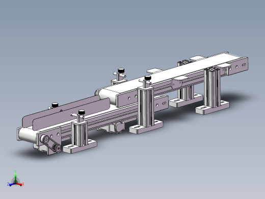 0.547米0.078米皮带输送机构