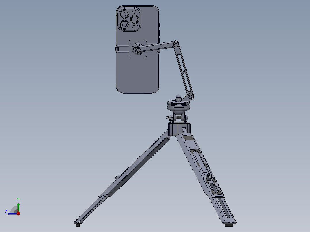 三脚架(22)右视图