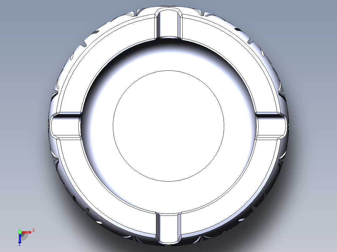 烟灰缸(29)俯视图