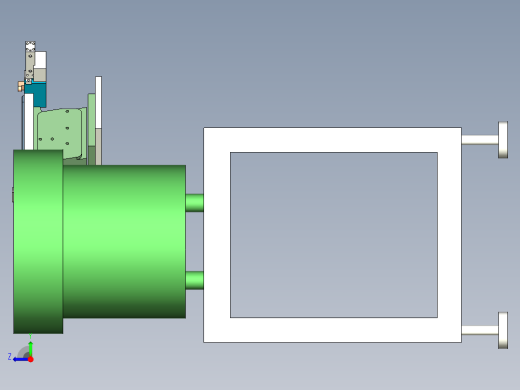 方形塑胶零件供料振动盘组件右视缩略图