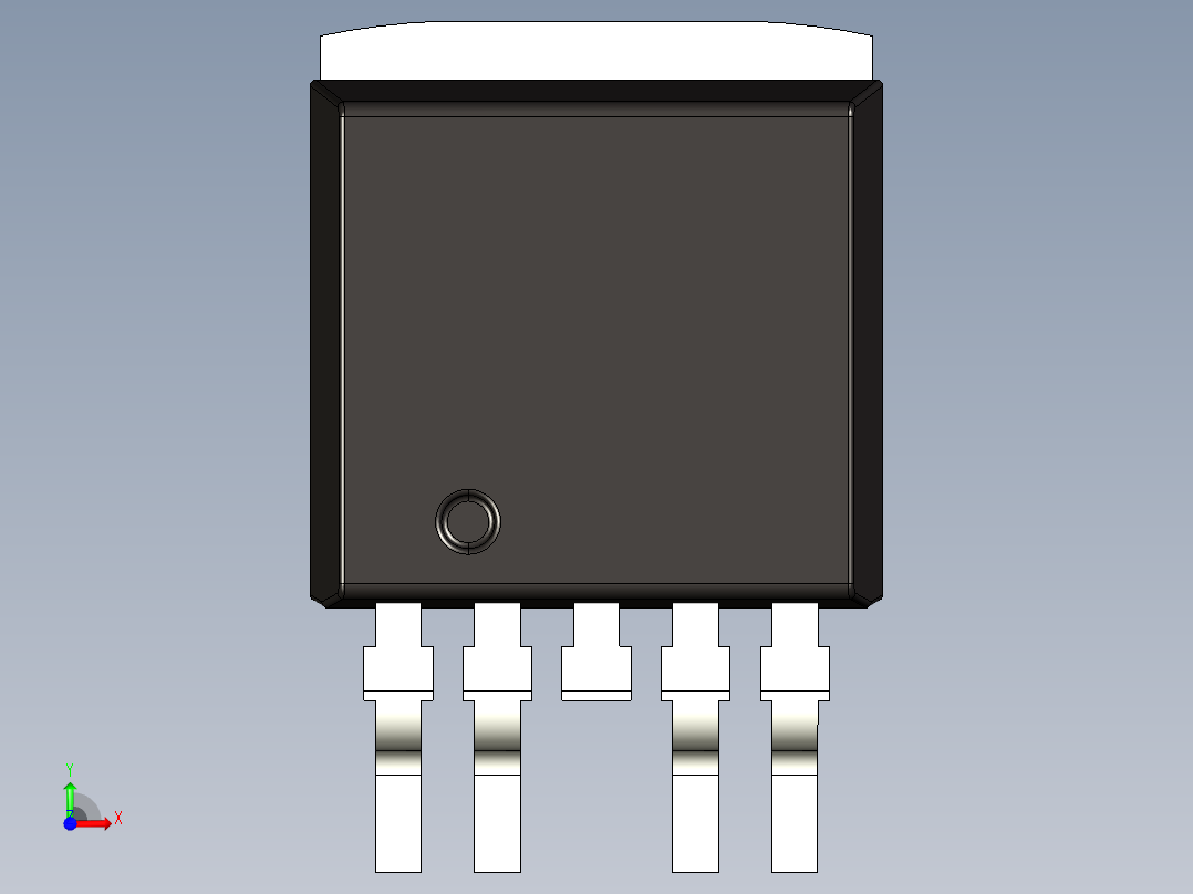 B2005256-IC 贴片封装 TO263-5前视图