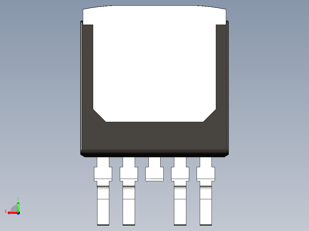 B2005256-IC 贴片封装 TO263-5后视图
