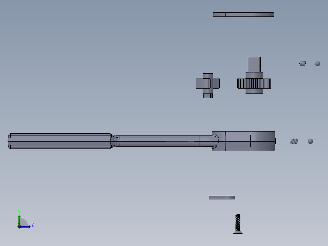 扳手、工具(37)左视图