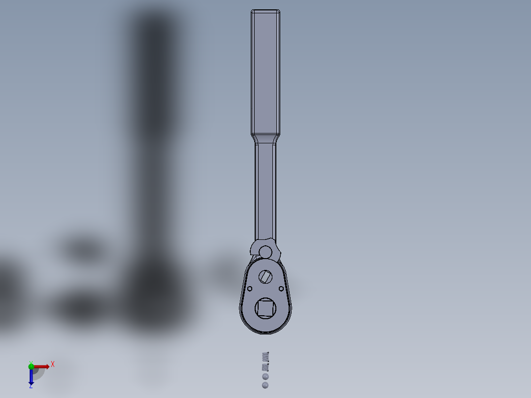 扳手、工具(37)俯视图