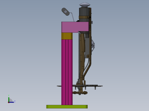 燃油泵压滤网工装左视缩略图