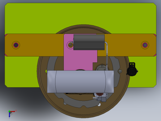 燃油泵压滤网工装俯视缩略图