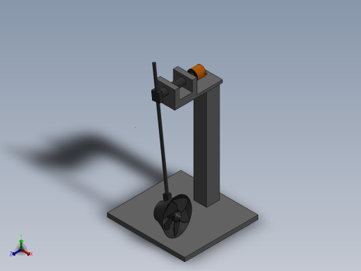 航空摆机正等轴测缩略图