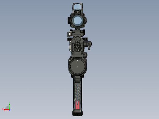 手枪左轮冲锋枪老式狙击步枪设计3D图纸wz-2022-perun-a4-with-grom-1 1 STP后视缩略图