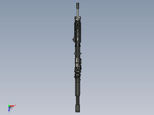 手枪左轮冲锋枪老式狙击步枪设计3D图纸wz-2022-perun-a4-with-grom-1 1 STP俯视缩略图