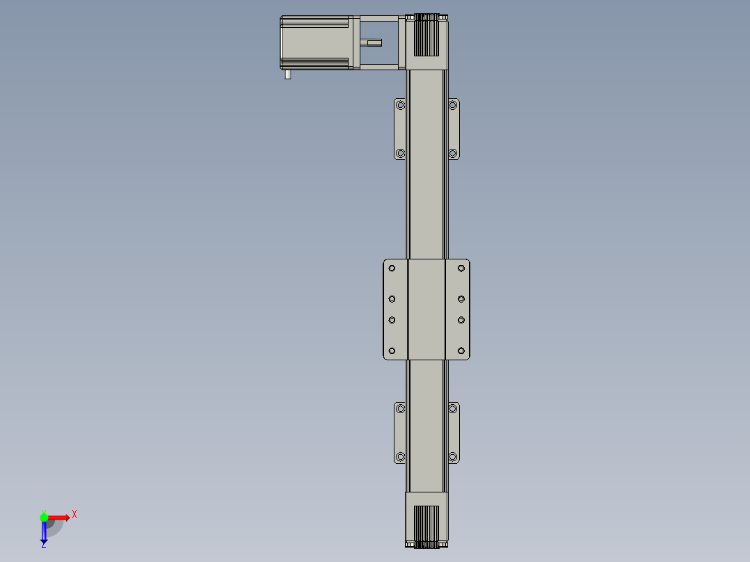 JD45C同步带模组俯视图