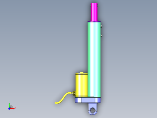 大行程推杆电机前视缩略图