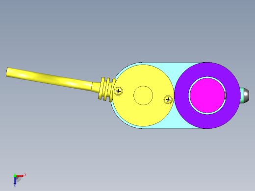 大行程推杆电机俯视缩略图