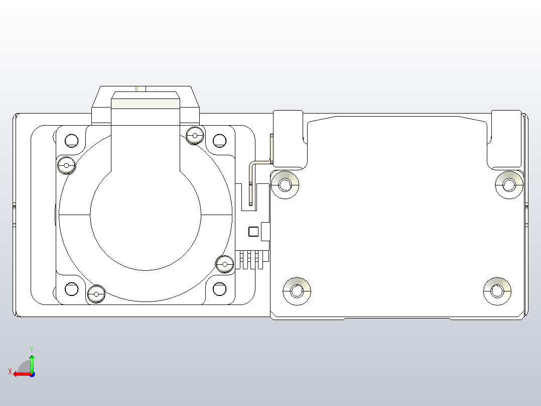 日规模组半封闭丝杆TPA-HNR-85S-1610-L1100-MR-Y-P20-N3后视图