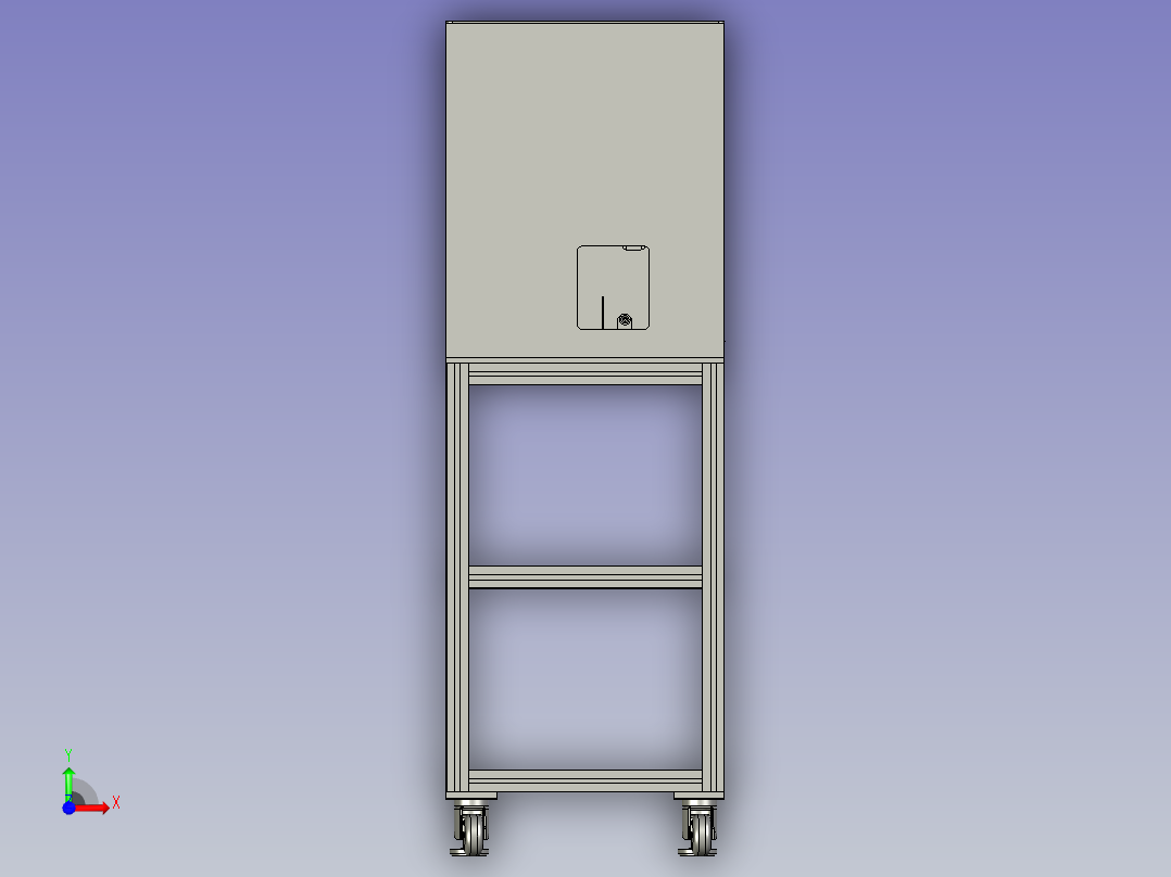电源插头内置件自动组装机前视图