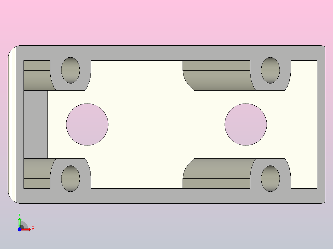 铸锌角件5系列40x40_铸锌角件5系列40x40前视图