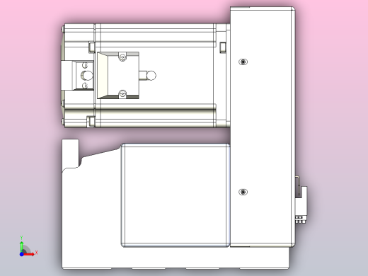 皮带直线轴半封闭可选导轨TPA-HNB-175D-140-L100-RU-Y-P75-N3前视缩略图