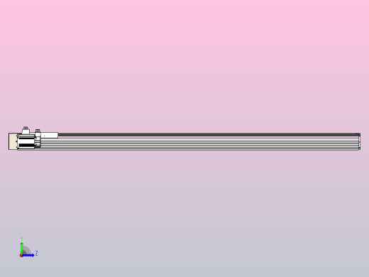 日规模组半封闭丝杆TPA-HNR-220D-3210C-L2050-MR-C-P1K-N3左视缩略图