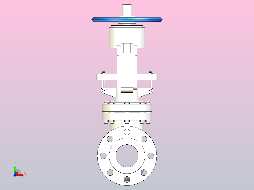 API闸阀-300Lb[3]前视图